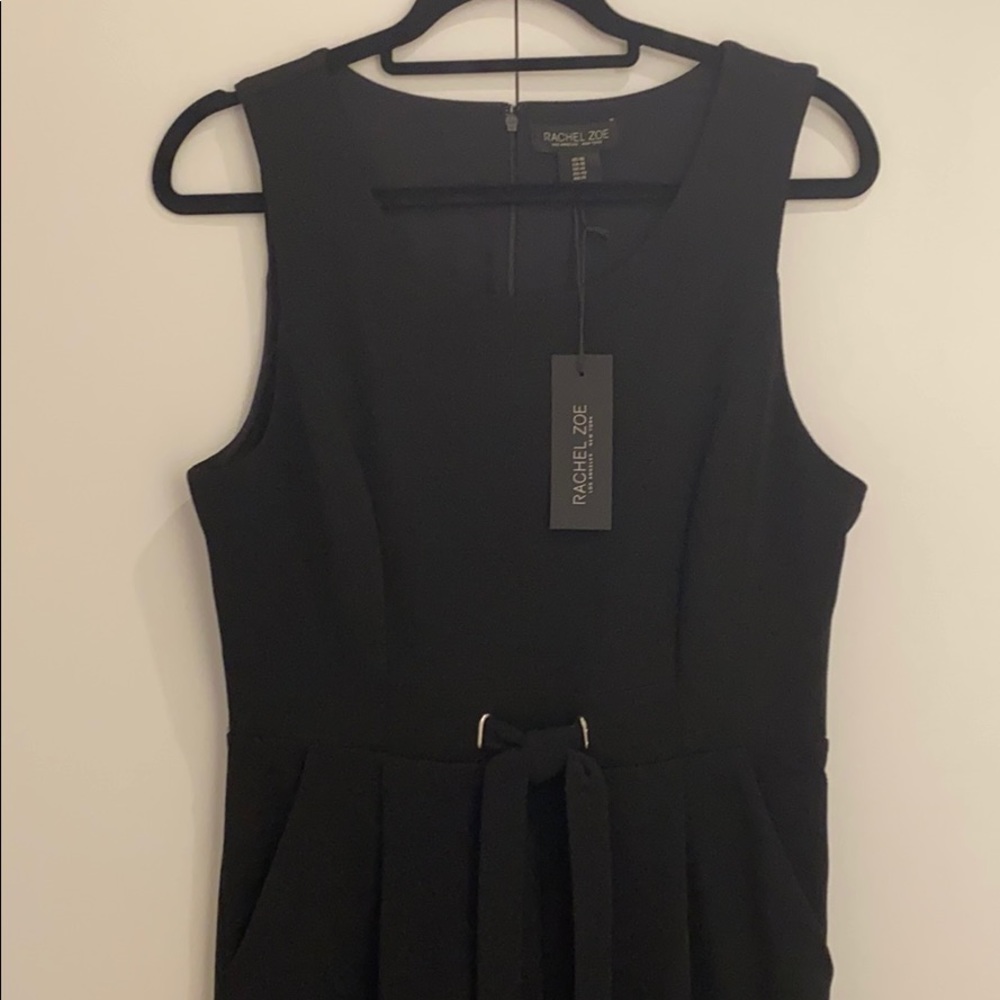 Rachel Zoe Black Sleeveless Jumpsuit - Size 10